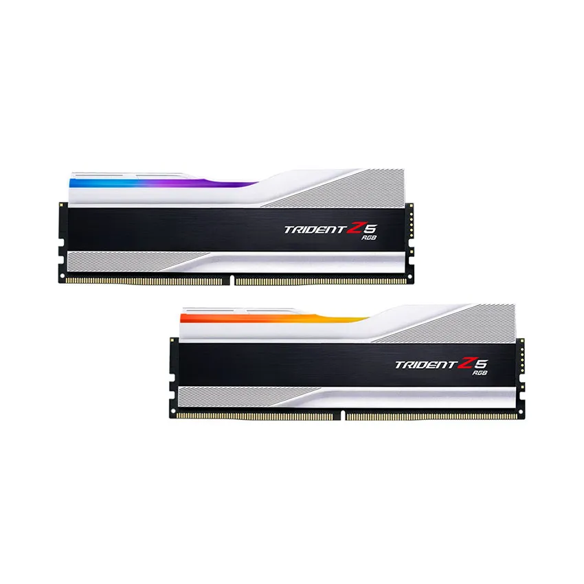 Ram Desktop Gskill TRIDENT Z5 RGB Silver (F5-7200J3445G16GX2-TZ5RS) 32GB (2x16GB) DDR5 7200Mhz